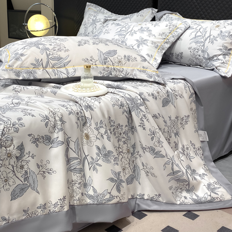 🔥Sommerlimitiertes Angebot 55 % Rabatt🌸Kühlendes atmungsaktives Blumenbettlaken (4-teiliges Set)