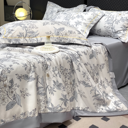 🔥Sommerlimitiertes Angebot 55 % Rabatt🌸Kühlendes atmungsaktives Blumenbettlaken (4-teiliges Set)