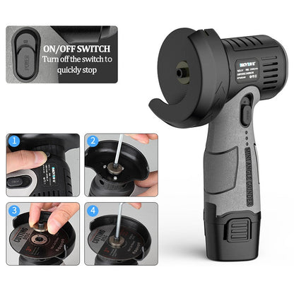 ⏳ Zeitlich begrenztes Sonderangebot 🧰 12V Mini-Winkelschleifer mit Trennscheibe