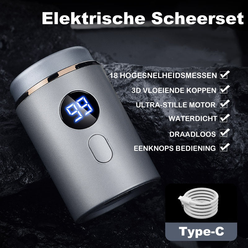 🔥Heiße Aktion: 50 % RABATT🔥Leistungsstarker Mini-Elektrorasierer für Männer mit Digitalanzeige
