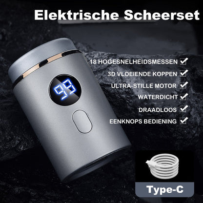 🔥Heiße Aktion: 50 % RABATT🔥Leistungsstarker Mini-Elektrorasierer für Männer mit Digitalanzeige