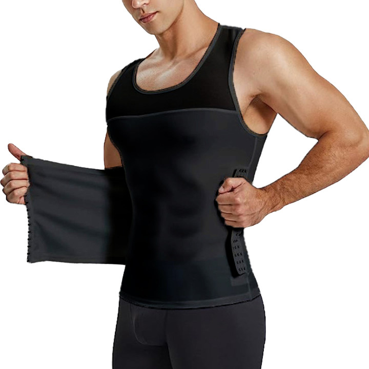 Schlankmachende Mesh-Weste für Männer mit Taille