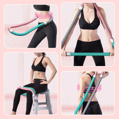 🔥 50 % RABATT! 🏋️‍♂️💪 Weicher Hula-Hoop-Reifen – Effiziente Fettverbrennung ✨🔥
