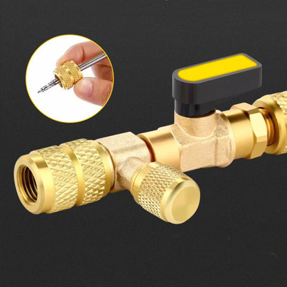 🔧 50% RABATT! ❄️ AC-Ventileinsatz-Ausbauwerkzeug – SAE 1/4" & 5/16", 10 Ersatzeinsätze, Massives Messing & Ideal Für Klimaanlagen-Reparaturen 🛠️