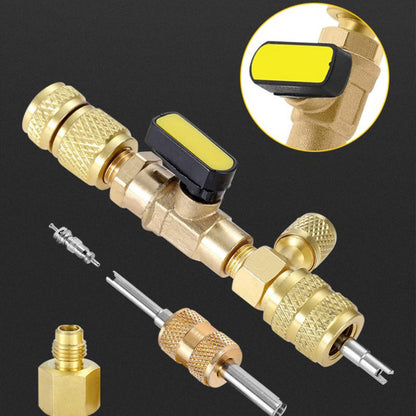 🔧 50% RABATT! ❄️ AC-Ventileinsatz-Ausbauwerkzeug – SAE 1/4" & 5/16", 10 Ersatzeinsätze, Massives Messing & Ideal Für Klimaanlagen-Reparaturen 🛠️