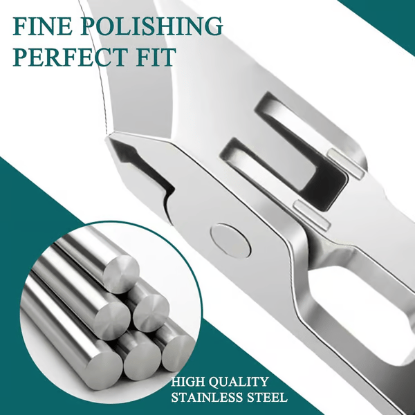 ⏳Begrenzte Zeit 50% Rabatt💥Von Podologen empfohlener Nagelknipser – Ergonomisches, abgewinkeltes Design für Zehennägel und eingewachsene Nägel