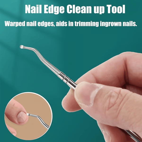 ⏳Begrenzte Zeit 50% Rabatt💥Von Podologen empfohlener Nagelknipser – Ergonomisches, abgewinkeltes Design für Zehennägel und eingewachsene Nägel