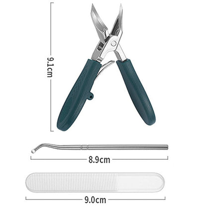 ⏳Begrenzte Zeit 50% Rabatt💥Von Podologen empfohlener Nagelknipser – Ergonomisches, abgewinkeltes Design für Zehennägel und eingewachsene Nägel