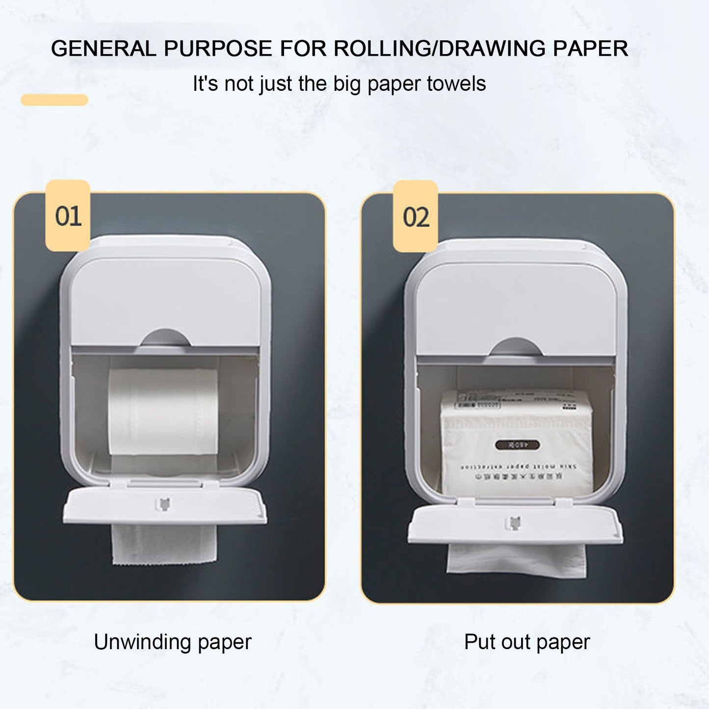 🔥Last Day Sale 50 %🔥Stanzfreie Toilettenpapierhalterbox