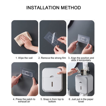 🔥Last Day Sale 50 %🔥Stanzfreie Toilettenpapierhalterbox