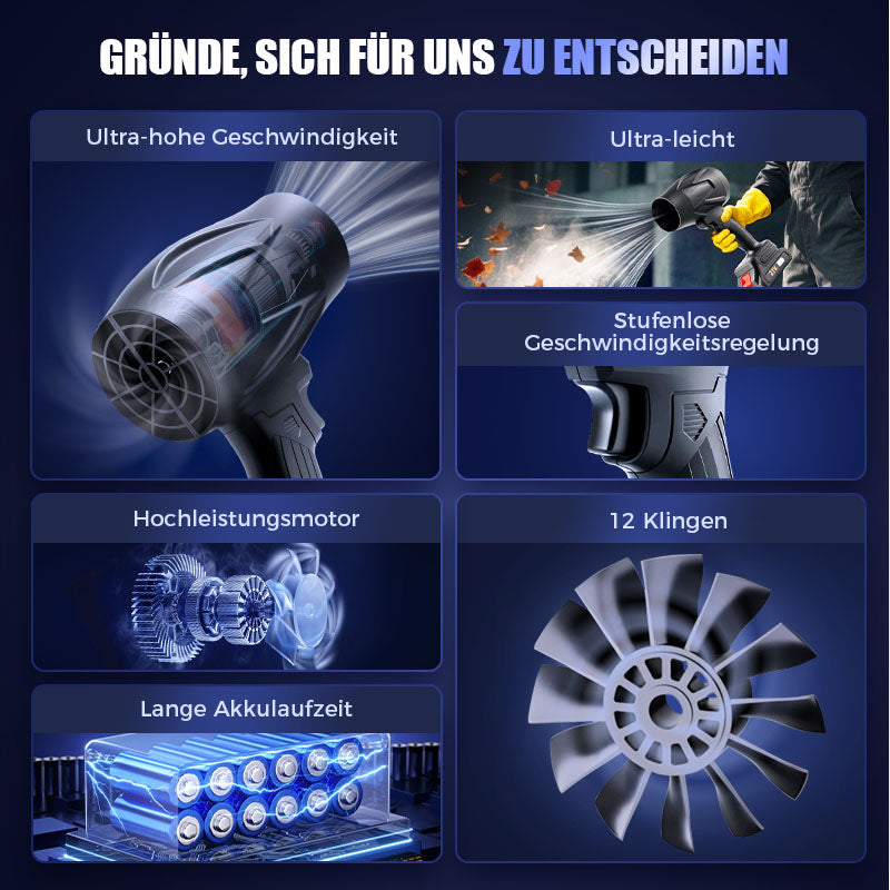 🌪️🌪️Auto Elektrel Schneegebläse Handheld -Lüfter ✨（51% Rabatt für eine begrenzte Zeit!）
