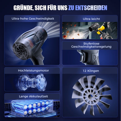 🌪️🌪️Auto Elektrel Schneegebläse Handheld -Lüfter ✨（51% Rabatt für eine begrenzte Zeit!）