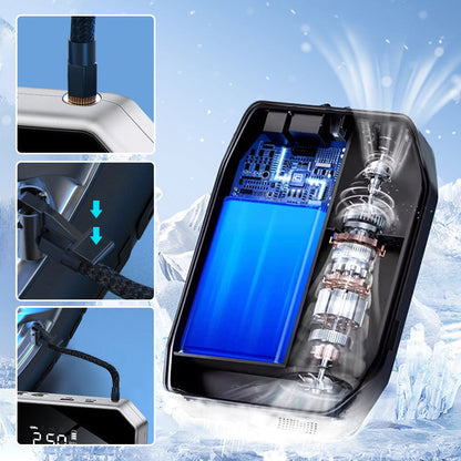 Starthilfe-Powerbank mit integriertem Kompressor für Autos