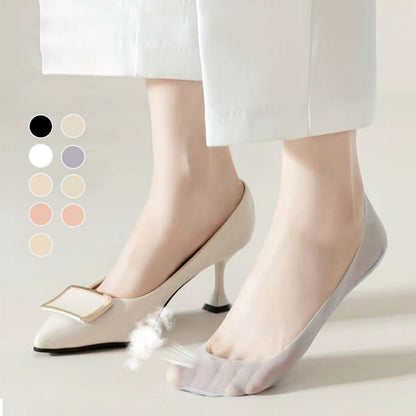 3 Paar für 9,99 €🌴Sommer-Sonderangebote🌴 Ultra-unsichtbare, niedrig geschnittene Bootssocken für Damen aus transparentem Mesh