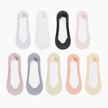3 Paar für 9,99 €🌴Sommer-Sonderangebote🌴 Ultra-unsichtbare, niedrig geschnittene Bootssocken für Damen aus transparentem Mesh