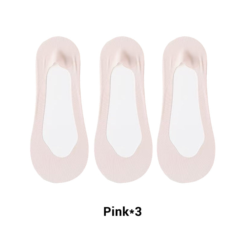 3 Paar für 9,99 €🌴Sommer-Sonderangebote🌴 Ultra-unsichtbare, niedrig geschnittene Bootssocken für Damen aus transparentem Mesh