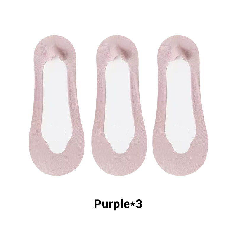 3 Paar für 9,99 €🌴Sommer-Sonderangebote🌴 Ultra-unsichtbare, niedrig geschnittene Bootssocken für Damen aus transparentem Mesh