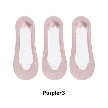 3 Paar für 9,99 €🌴Sommer-Sonderangebote🌴 Ultra-unsichtbare, niedrig geschnittene Bootssocken für Damen aus transparentem Mesh