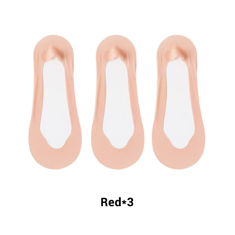 3 Paar für 9,99 €🌴Sommer-Sonderangebote🌴 Ultra-unsichtbare, niedrig geschnittene Bootssocken für Damen aus transparentem Mesh