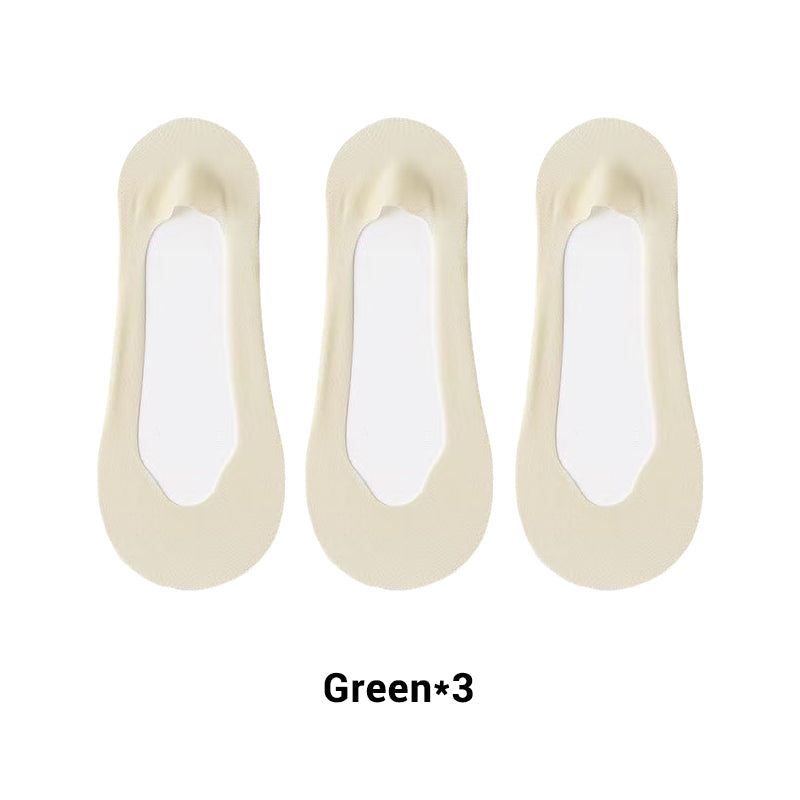 3 Paar für 9,99 €🌴Sommer-Sonderangebote🌴 Ultra-unsichtbare, niedrig geschnittene Bootssocken für Damen aus transparentem Mesh