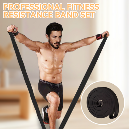 🏋️‍♂️ 50 % RABATT!💪🔥 5-teiliges Fitnessband-Set – 5 Stufen, Anker, Griffe – ideal für Kraft, Yoga & Pilates! 🧘