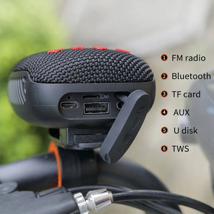 🔊 60% RABATT! 🚲 Bluetooth-Sportlautsprecher für Fahrräder – IPX5 wasserdicht, Stereo-Klang & TWS-Verbindung ⚡