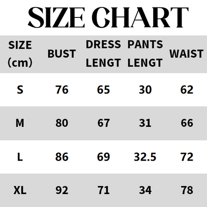 Bequemes rückenfreies Kleid und Shorts für Damen im Set