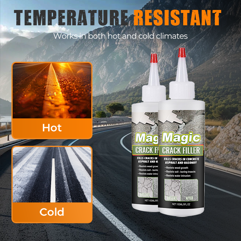 Wasserdichter, hochelastischer Rissfüller für Beton