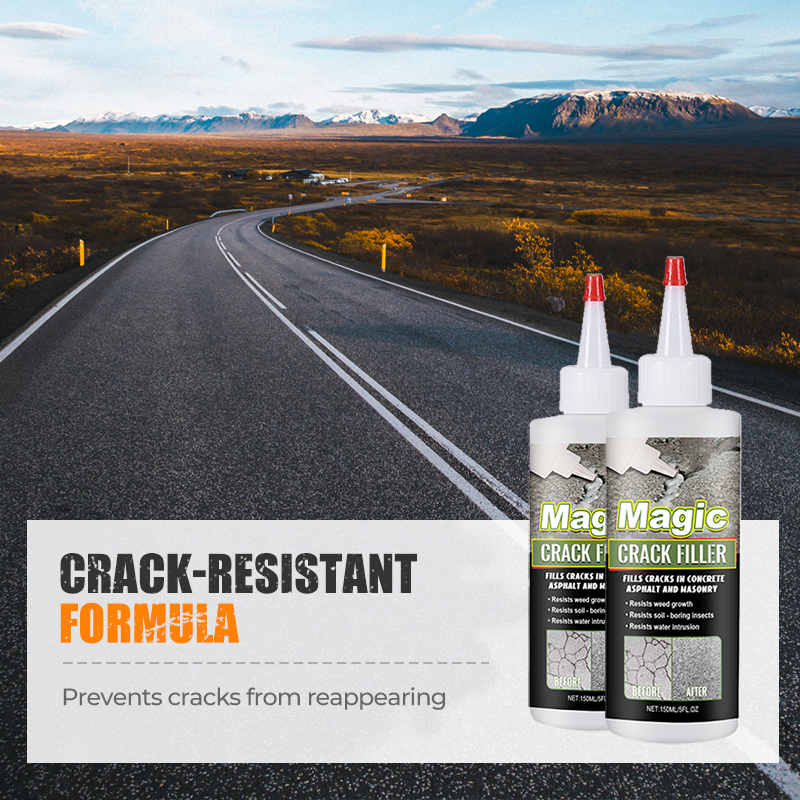 Wasserdichter, hochelastischer Rissfüller für Beton