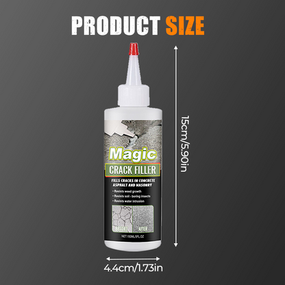 Wasserdichter, hochelastischer Rissfüller für Beton