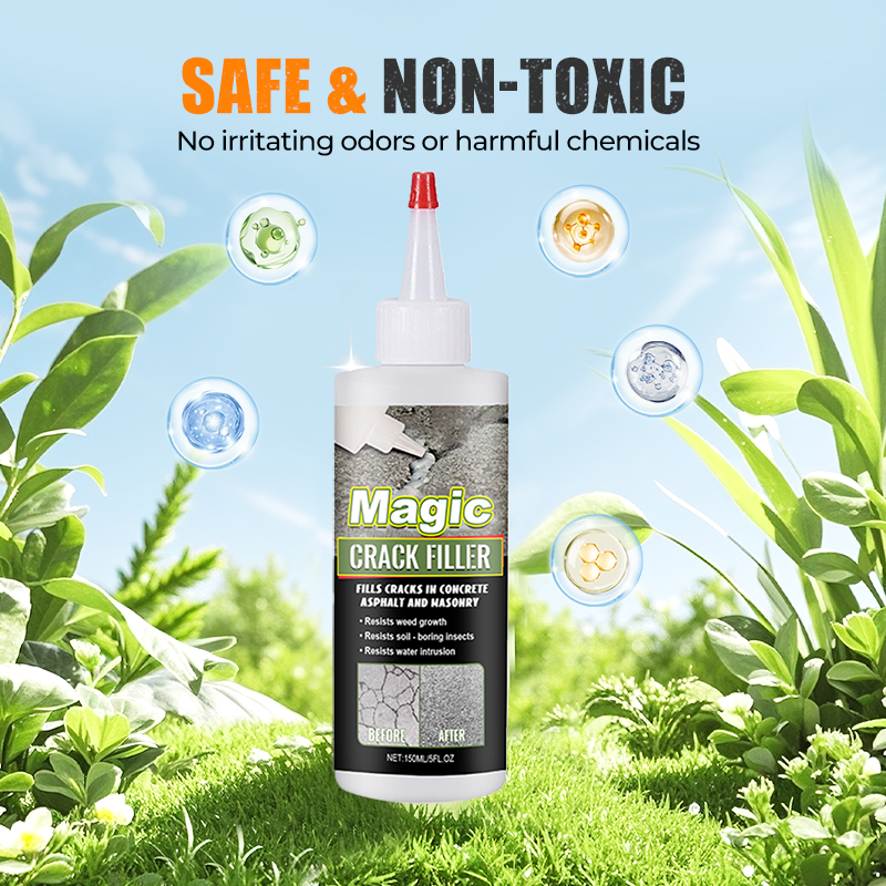 Wasserdichter, hochelastischer Rissfüller für Beton