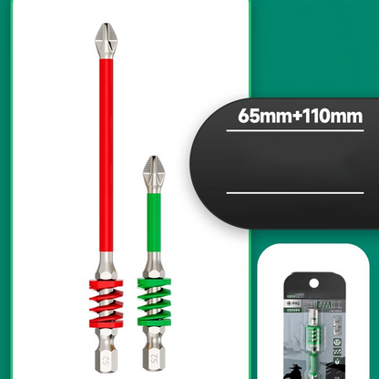 🌞Sommer-Schnäppchen🔥Magnetischer Anti-Rutsch-Kreuzschlitz-Bit mit Feder