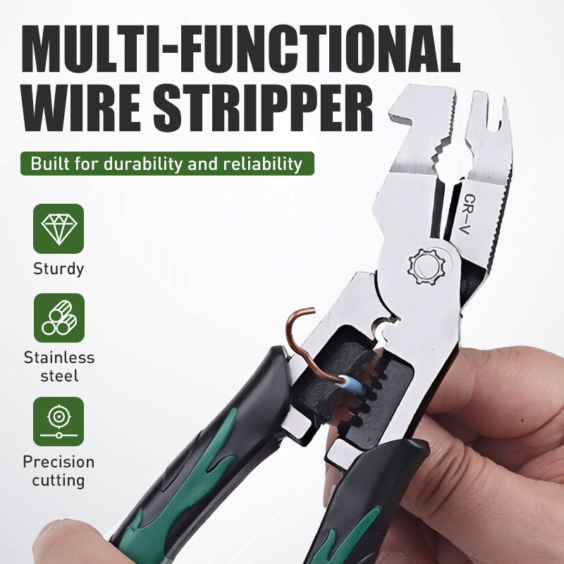 🛠️5-IN-1 Curved Head Multi-Functional Wire Stripper