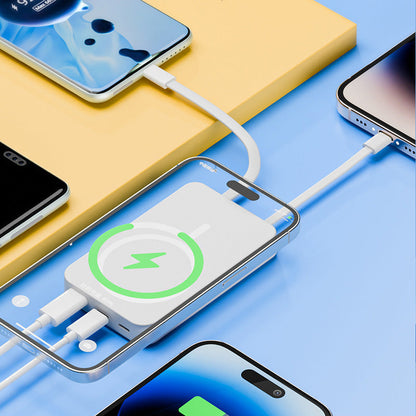 🔋 Magnetisches Mini-Powerbank mit Ständer – 10000 mAh, kabelloses Laden, dünn & leicht, schnelle USB-C-Ladung 📱✨