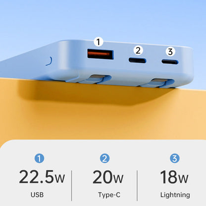 🔋 Magnetisches Mini-Powerbank mit Ständer – 10000 mAh, kabelloses Laden, dünn & leicht, schnelle USB-C-Ladung 📱✨