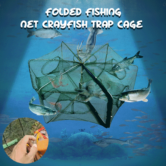🥳2026 HEISSER VERKAUF🥳💞Über 50.000 verkauft!🦀🦐 50 % RABATT! Automatische, faltbare Fischfalle – Verdicktes Netz, rostfreier Stahl. Reißverschlussöffnung für einfaches Entnehmen. Verdoppelt Ihren Fang mühelos. 🏆🌊