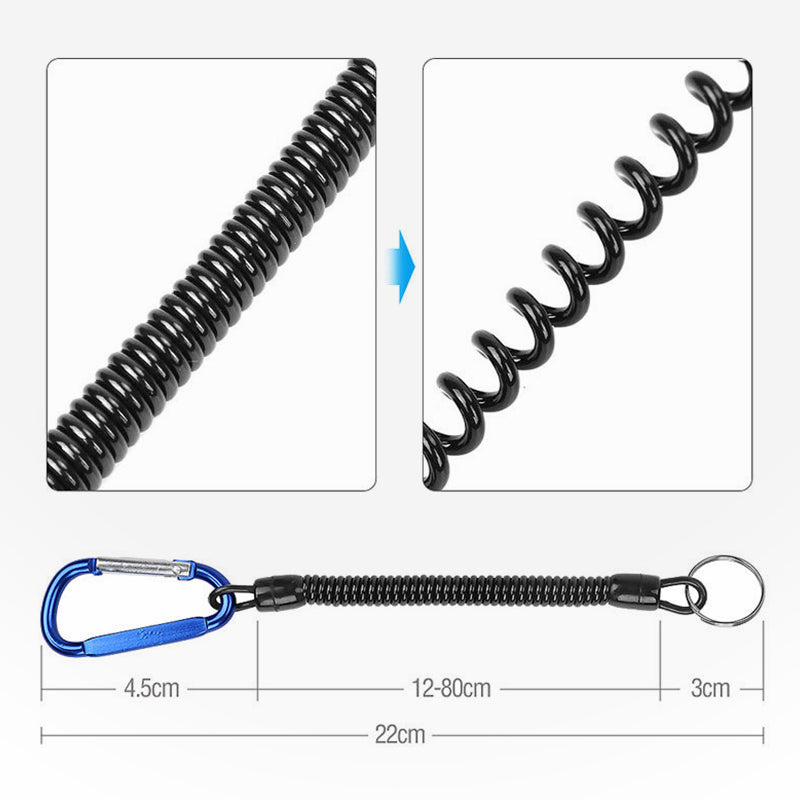 Multifunktionales Angelzangenset (Zange + Sicherungsband)