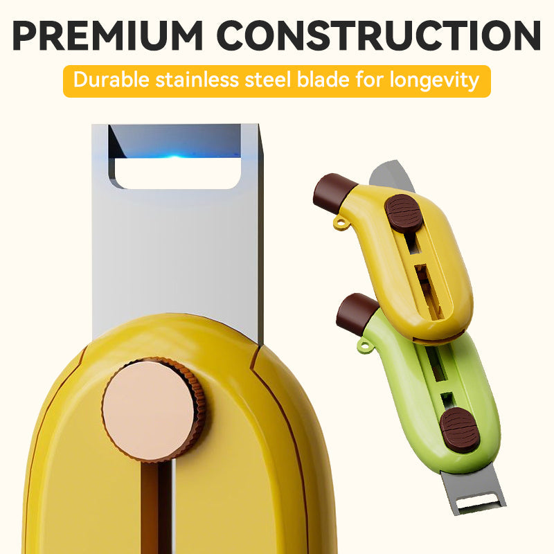 3-in-1-Mini-Obstschäler und -Messer mit einziehbarer Klinge