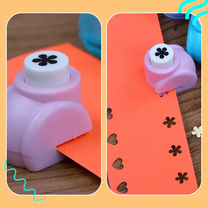 🎨 40% RABATT! ✂️ Kreatives Bastelset mit Locher für Kinder – Sicher, Pädagogisch & Stundenlanger Kreativspaß 🧒