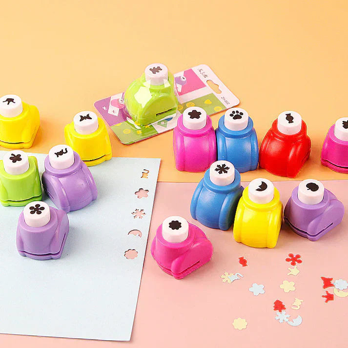 🎨 40% RABATT! ✂️ Kreatives Bastelset mit Locher für Kinder – Sicher, Pädagogisch & Stundenlanger Kreativspaß 🧒