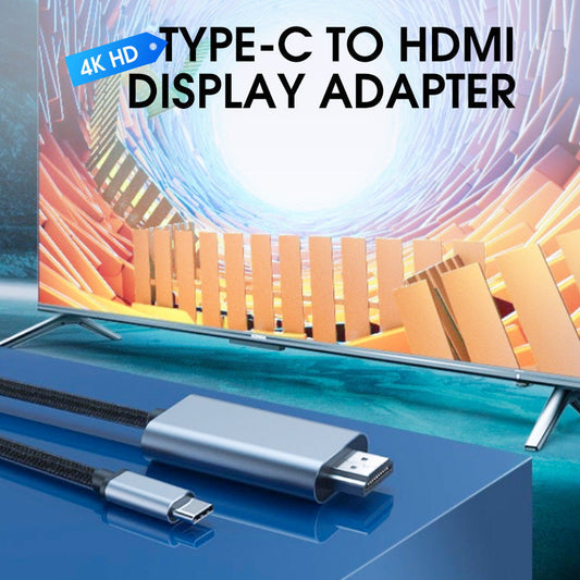 🎬 50% RABATT! 🔌 4K Ultra HD Typ-C zu HDMI Adapter – Plug & Play, Kompatibel & Stabiler Streaming 📺