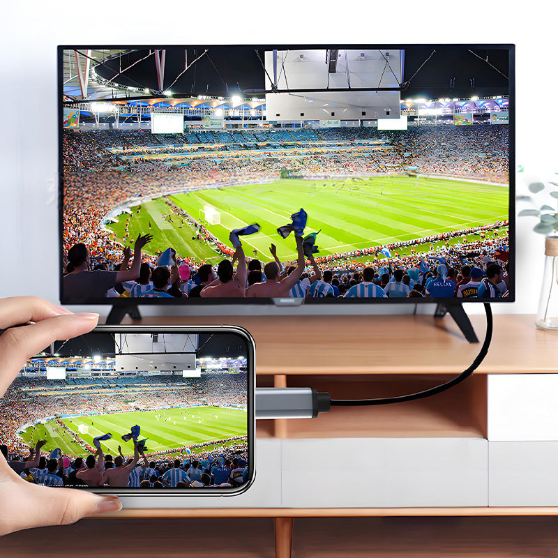 🎬 50% RABATT! 🔌 4K Ultra HD Typ-C zu HDMI Adapter – Plug & Play, Kompatibel & Stabiler Streaming 📺