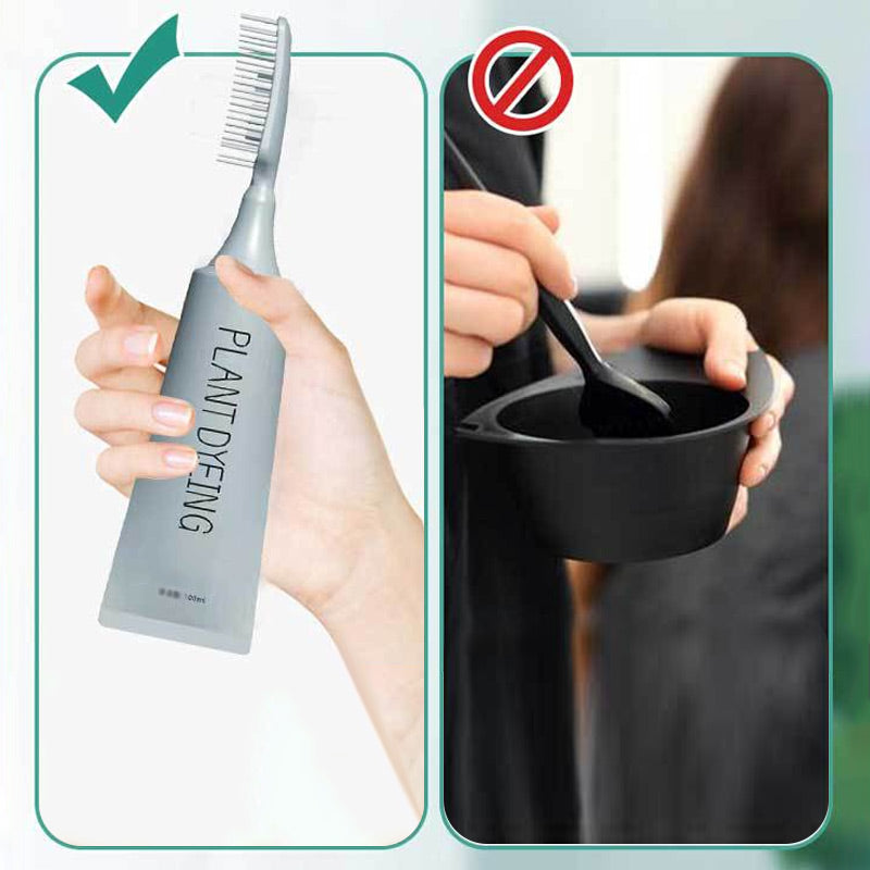 💇‍♀️ KAUFE 2 ERHALTE 1 GRATIS! ✨ Deutsche Pflanzenhaarfarbe für Salon-Perfekte Wurzeln – 100% Pflanzenkraft, Einfache Anwendung & Deckt Graues Haar In 5 Minuten 🌿