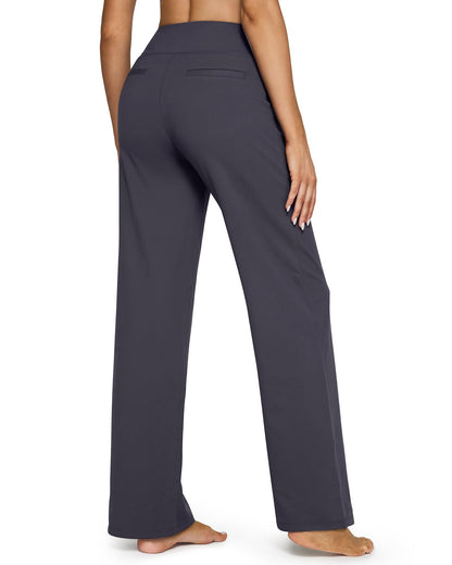 💖LAST-DAY-AKTION – 50 % RABATT 💖 Lässige Yoga-Hose mit weitem Bein für Damen mit hoher Taille und Stretch