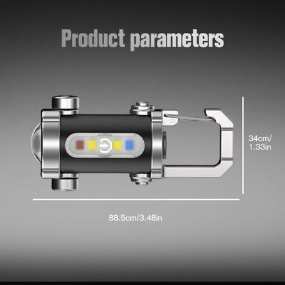 🔥Hot Sale🔥1200LM Superhelle Mini-Schlüsselanhänger-Taschenlampe Wasserdicht