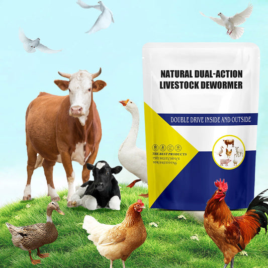 🔥Natürliches doppelwirkendes Entwurmungsmittel für Nutztiere🏆🏆🏆