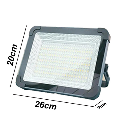 Tragbares und multifunktionales solarbetriebenes LED-Flutlicht