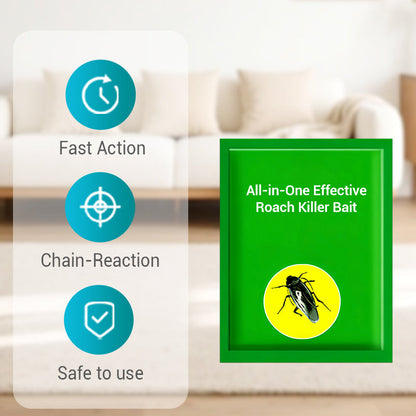 🔥All-in-One-Köder zur wirksamen Bekämpfung von Kakerlaken