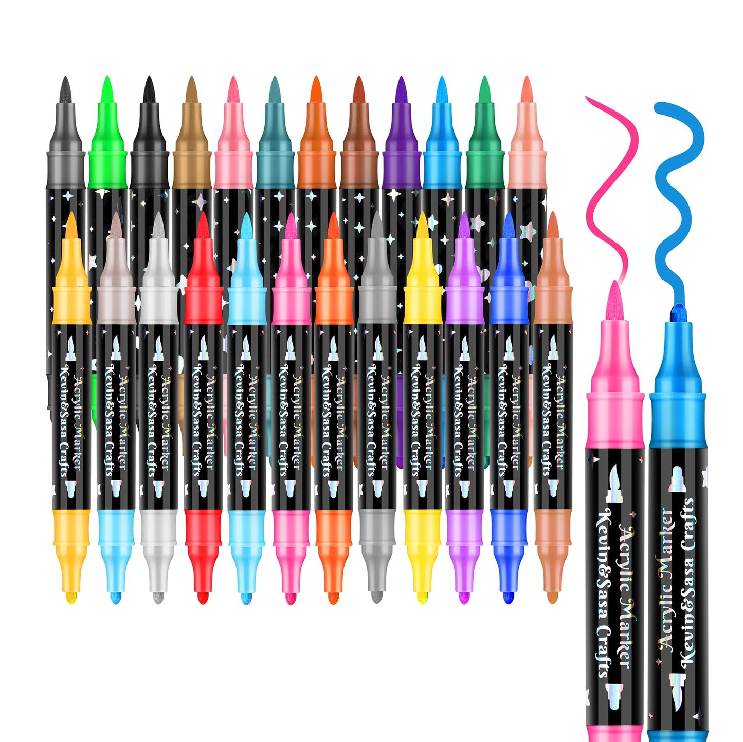🔥Weihnachtsangebot  50 % RABATT🎁Dual-Tip Glitter Marker Pen