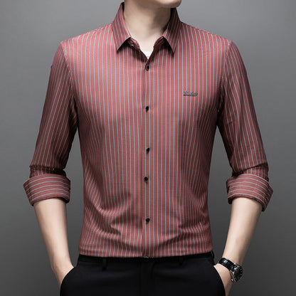 ⏳Begrenzte Zeit 50% Rabatt💥👔Klassisches gestreiftes Hemd für Herren